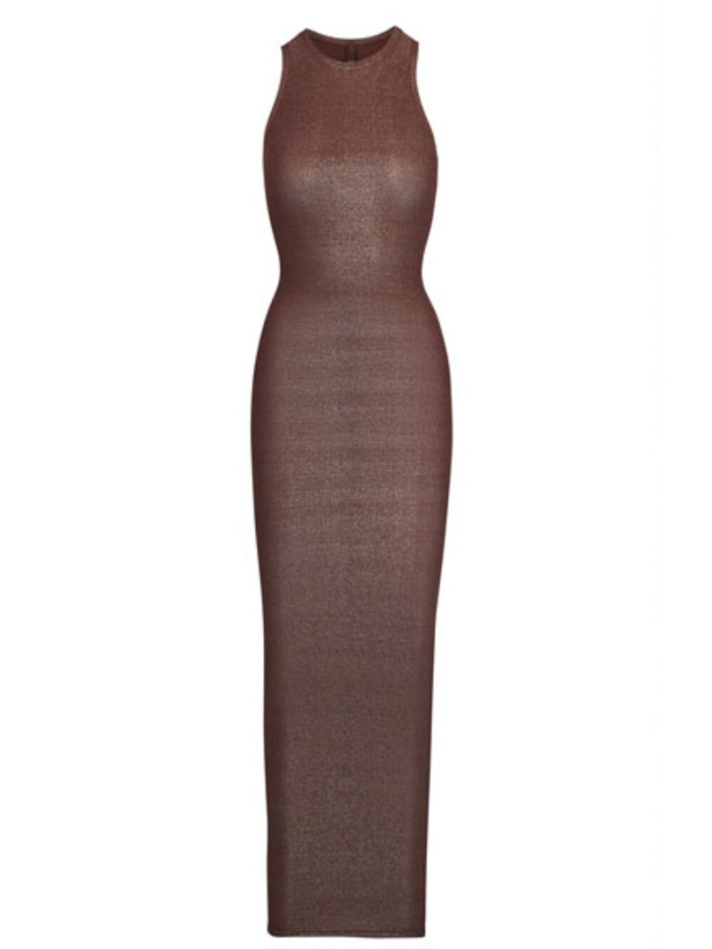 SKIMS Cocoa Shimmer Tank Dress in Size S - Picture 6 of 7